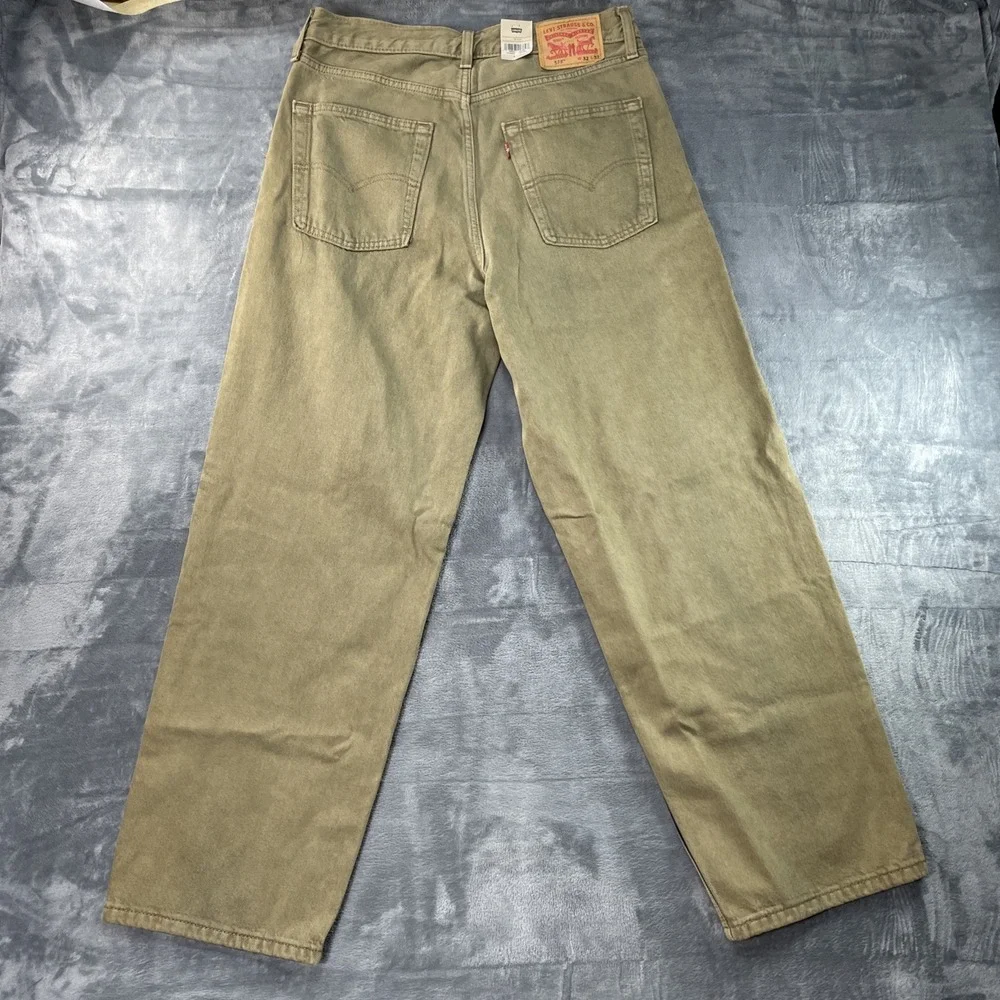 Levi's 578 Baggy Denim Jeans Men's Size 32x32‎ Tan / Brown Cotton NWT